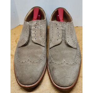RARE! RETIRED Trickers Whitman Lt Brown Suede Brogue Shoes US 11.5 UK 11
